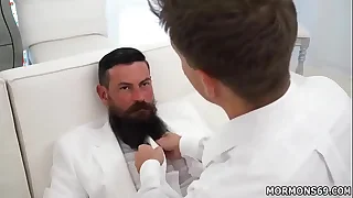 Unconforming young gay boys fisting and fuck old video Elders Garrett and